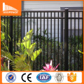 corrugated tube with steel mesh/black color steel fence panel/square tube steel fence panel